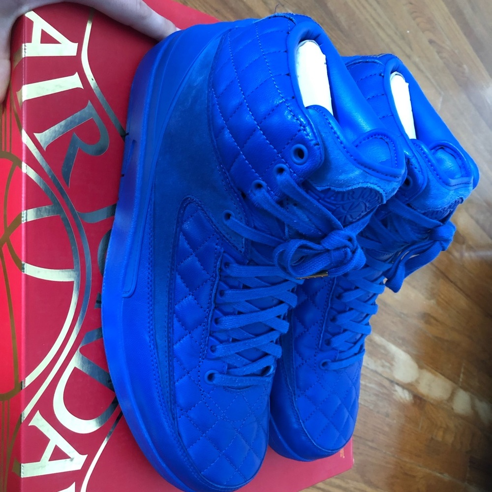 JUST DON X AIR JORDAN 2 RETRO "DON C" BLUE SIZE 11